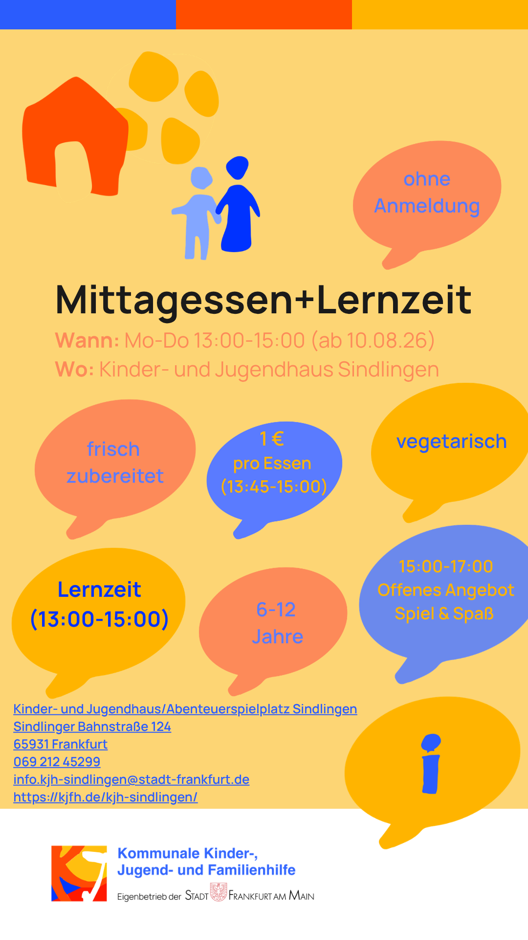 Mittagessen Lernzeit ab 10 07