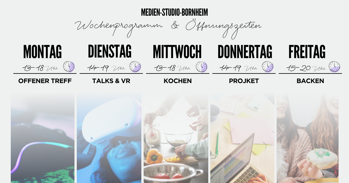 Wochenprogramm Grafik