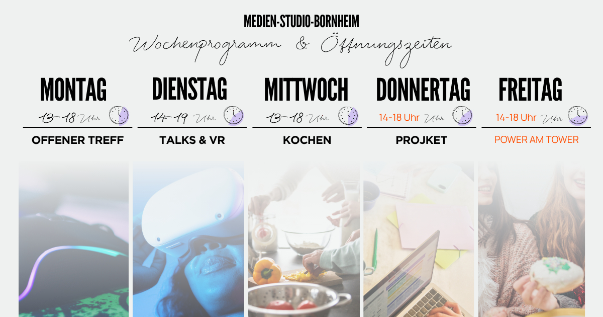 Wochenprogramm Grafik