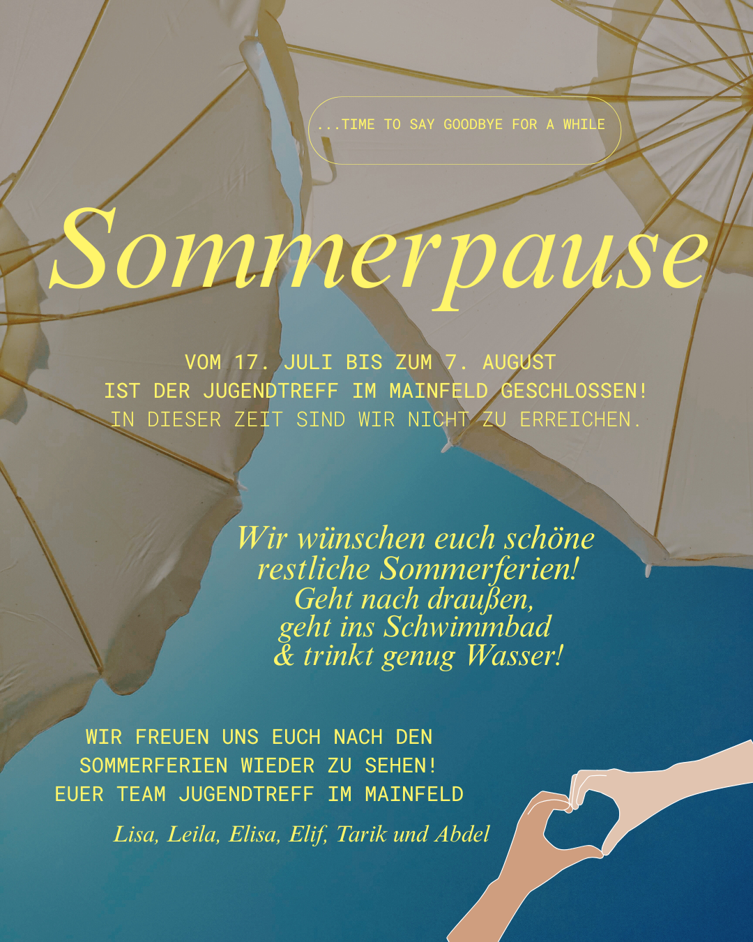 Sommerpause