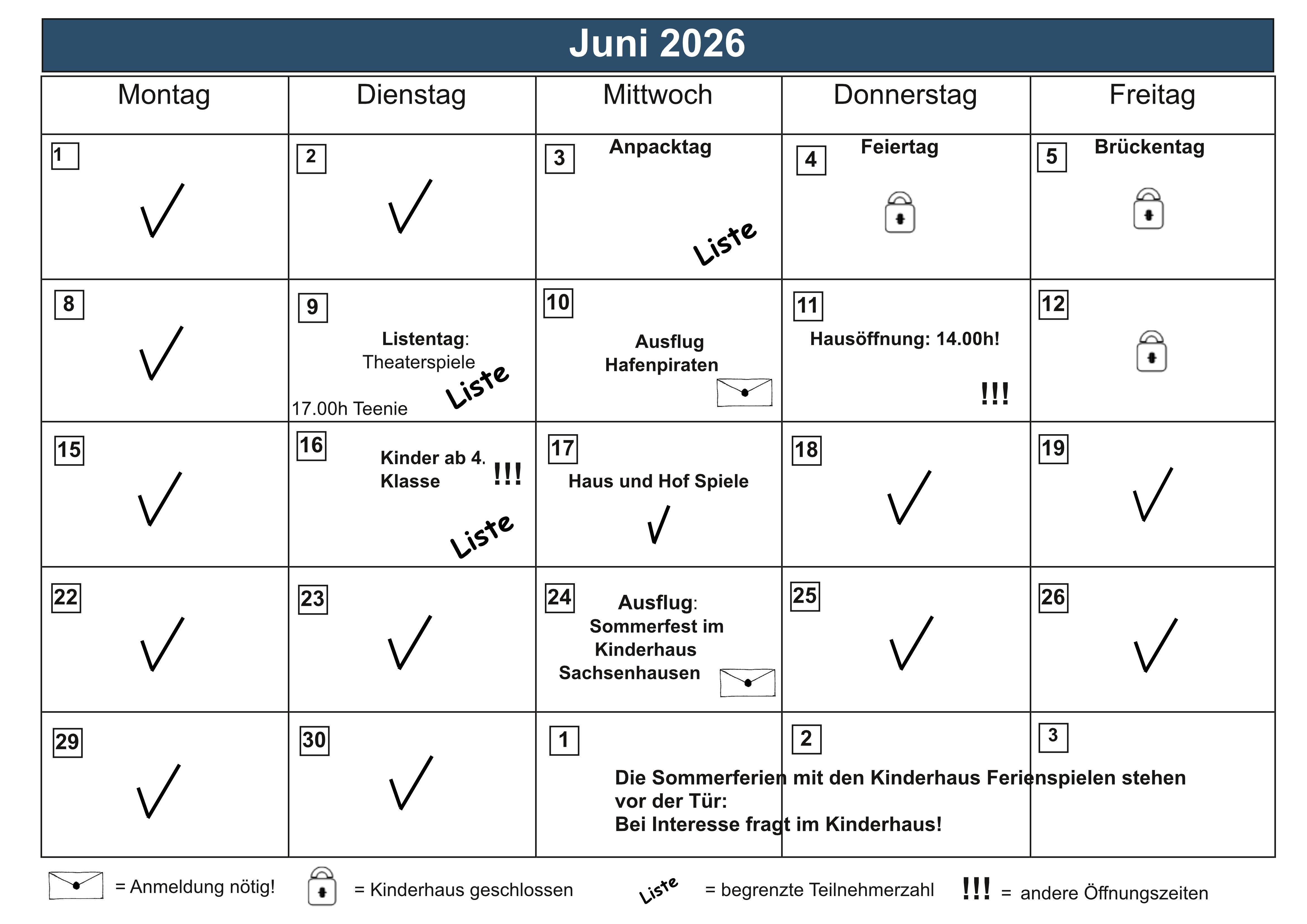 Programm Juni