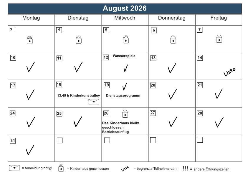 Programm August
