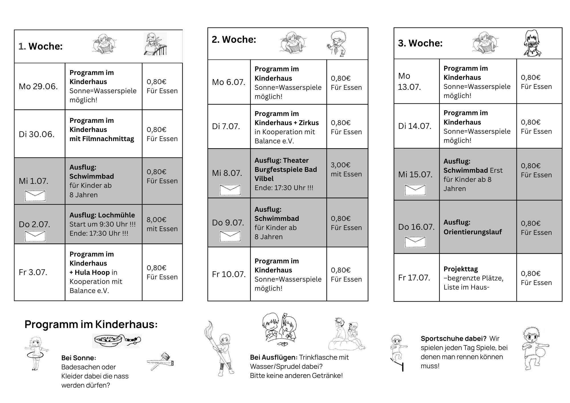 Ferienspielprogramm 2026